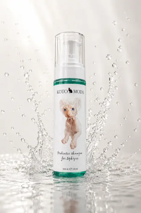 Kotomoda probiotiskais šampūns sfinksu šķirnes kaķiem 120 ml