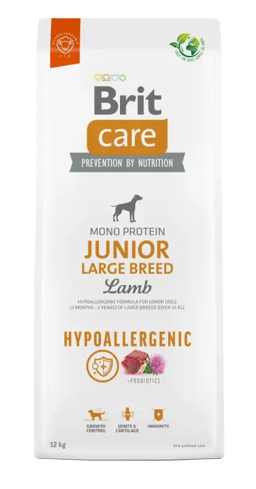 Brit Care HP Junior LB Lamb&Rice 12 kg barība suņiem