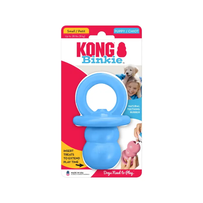 KONG Puppy Binkie Small Assorted - rotaļlieta suņiem