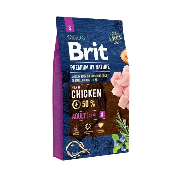 BRIT PREMIUM By Nature Adult S 8 kg barība suņiem
