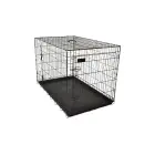 Flamingo metāla būris (ar divām durtiņām) EBO M 47x77x55cm melns — Foto 2