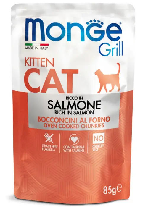 Monge Cat Grill Pouch Kitten Chunkies
