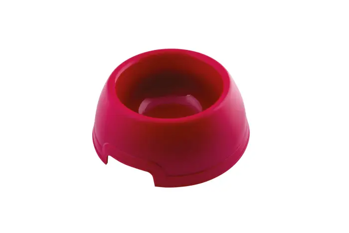 Pet bowl round Lucky  21x8h, with anti-slide, lt.0,75, different colors