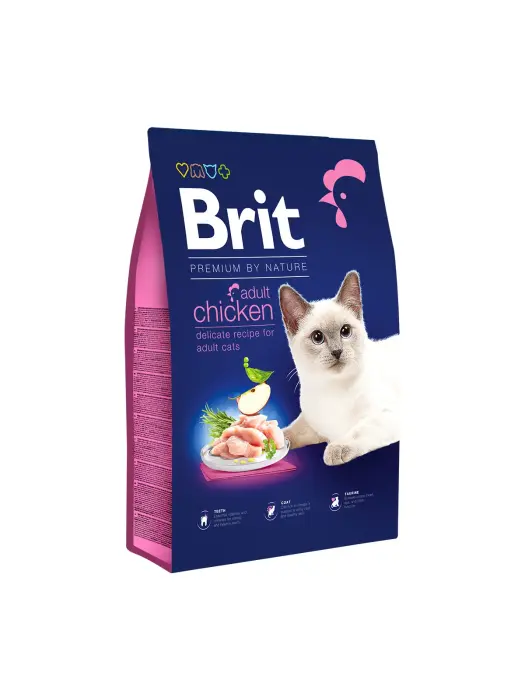 BRIT PREMIUM Cat Adult Chicken 1,5 kg barība kaķiem