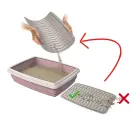 Sandy - anti-dirt mat for litter tray and toilette, different colors — Foto 2