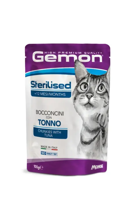 Gemon Cat Pouch Chunkies with Tuna 100 g