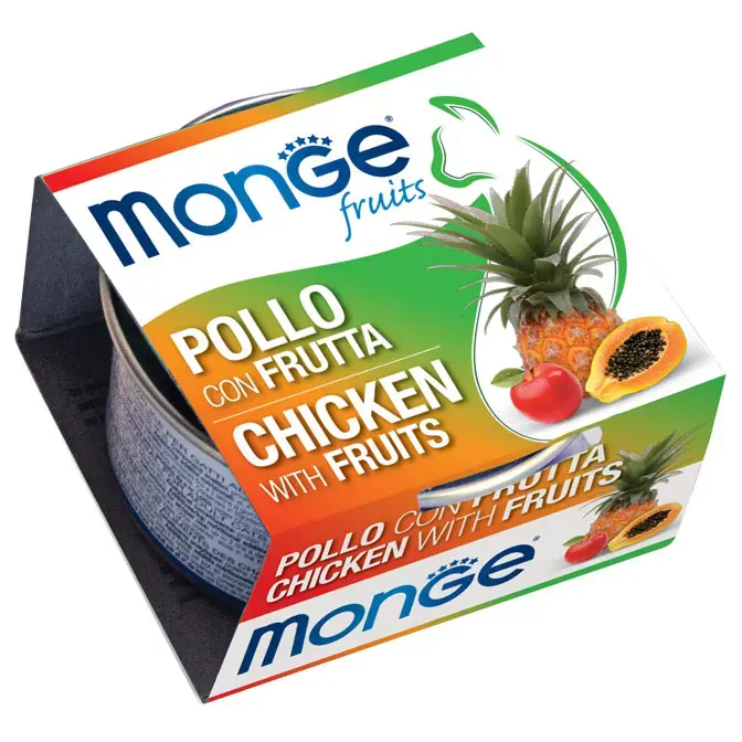 Monge Cat Fruits Adult Chicken Flakes