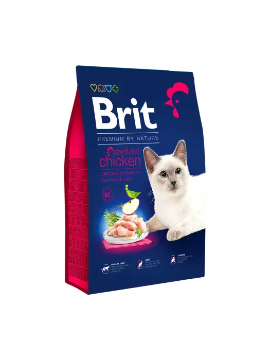 BRIT PREMIUM Cat Sterilized 8 kg barība kaķiem