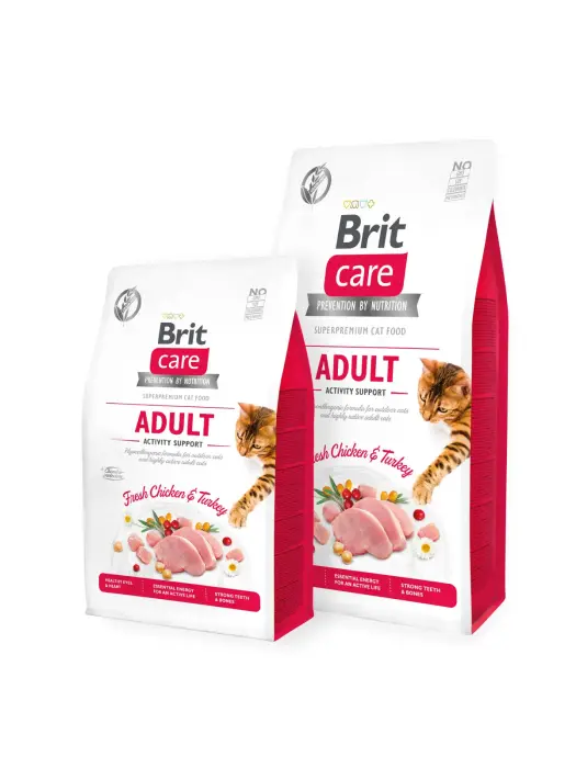 Brit Care Cat GF Adult Activity Support (Fresh Chicken&Turkey) 2 kg