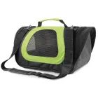 Bicolor pet carrier with leash and pocket M 35x22x23, mixed colors — Foto 3