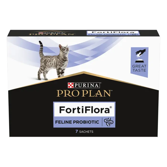Pro Plan FortiFlora Feline 7 x 1 g — probiotiska barības piedeva kaķiem
