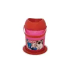 Croquettes bucket lt. 5,50 with anti-tip and anti-ants + pet bowl  lt.0,60., different colors — Foto 2