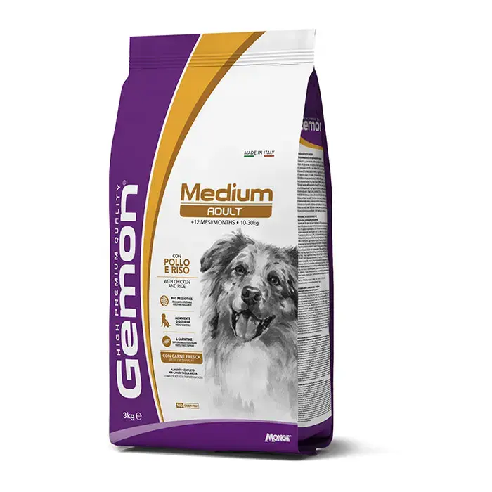 Gemon Dog Medium Adult with Chicken and Rice 3 kg