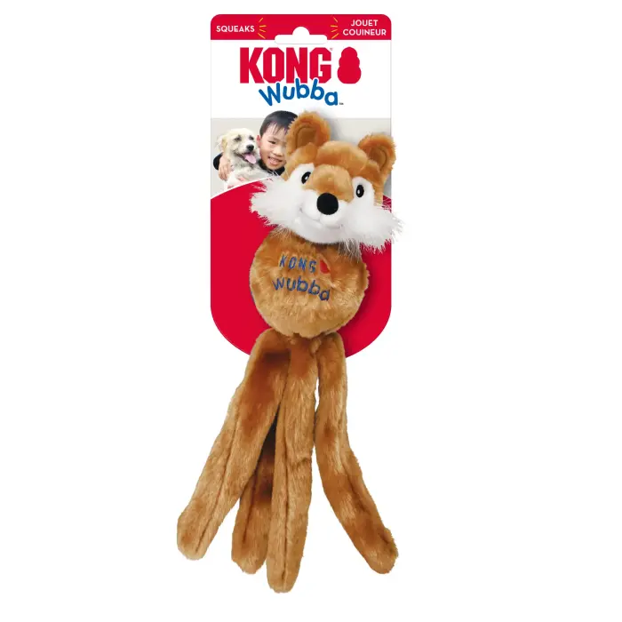 KONG Wubba Friends Large Assorted - rotaļlieta suņiem