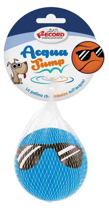 Rotaļlieta suņiem Aqua Jump 7cm zila