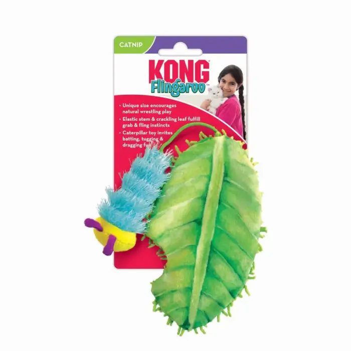 KONG Flingaroo CATerpillar - cat toy