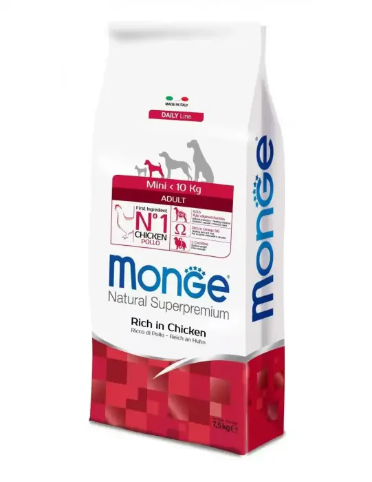Monge Dog Mini Adult Rich in Chicken 7,5 kg