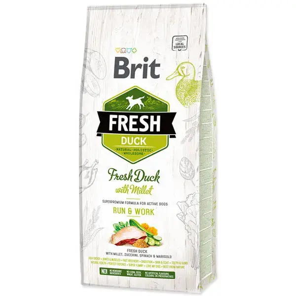 Brit Fresh Duck with Millet Active