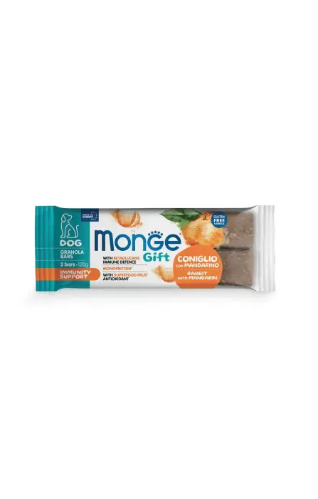 Monge Dog Gift Granola Bars Immunity