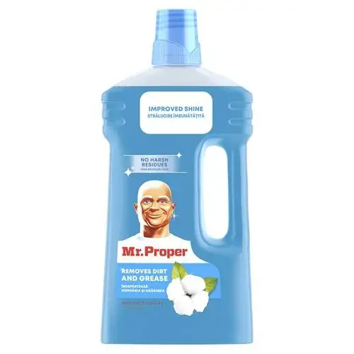 Mr. Proper Cotton Flowers Floor Cleaner 1 L  universāls šķidrs līdzeklis grīdu un cietu virsmu tīrīšanai