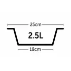 Flamingo H-STAND WITH DISHES OTIS 2x25CM 2,5L — Foto 4