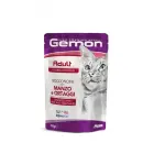 Gemon Cat Pouch Adult Chunkies with Beef and Vegetables 100 g — Фото 1