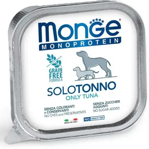 Monge Dog Monoprotein Pate Only Tuna 150 g