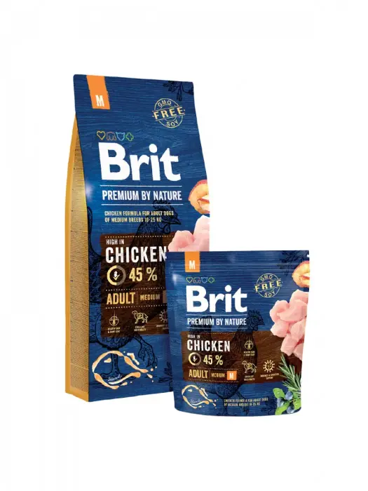 BRIT PREMIUM By Nature Adult M 3 kg barība suņiem
